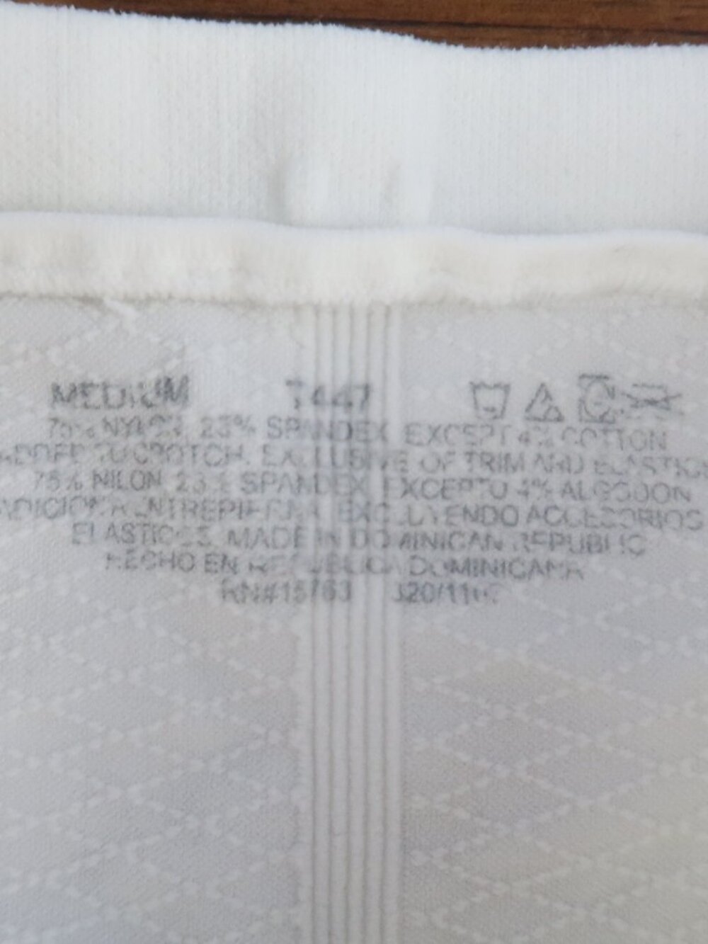 WHITE SHAPEWEAR WITH BOOTIE BOOSTER THIGH LENGTH SIZE MEDIUM - Picture 2 of 4